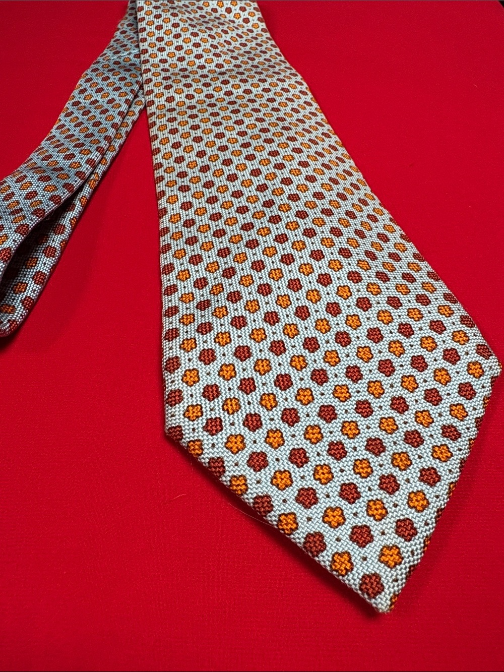 Ermenegildo ZEGNA silk fall colors tie!!